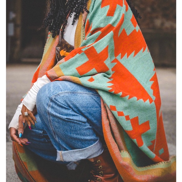 Muti colored hooded cardigan - Picture 3 of 3